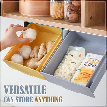 Drawer-style nail-free storage box